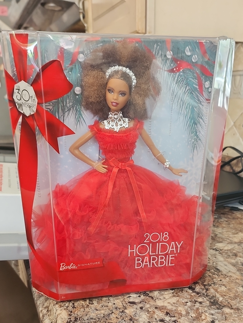 Barbie Red Holiday Ball Gown Doll - Barbie Signature
